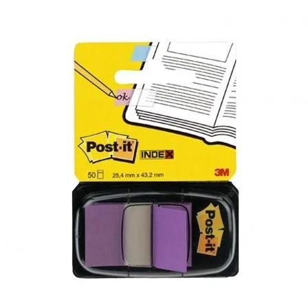 Post-it Banderitas Index 680-8 Violeta con Dispensador Post-it Banderitas Index 680-8 Violeta con Dispensador
